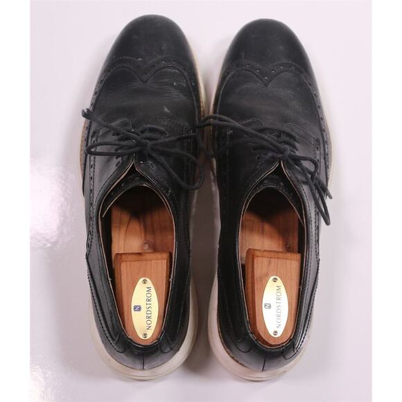 Cole Haan Men\'s 9.5 Original Grand Wingtip Oxford Black Dress Shoes c26469 main image 5
